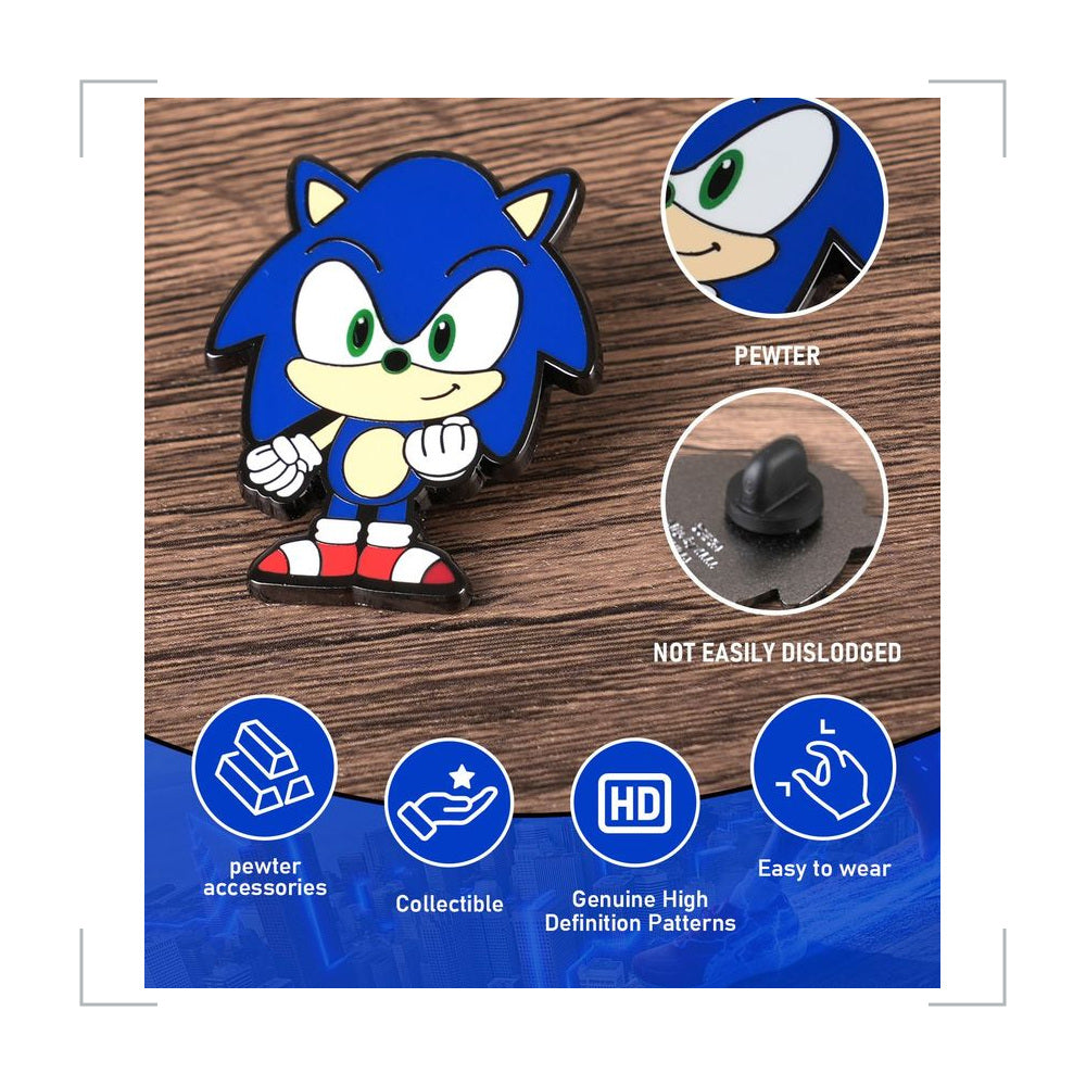[BG_UNKNOWN] Sonic the Hedgehog Zinc Alloy Brooch 4