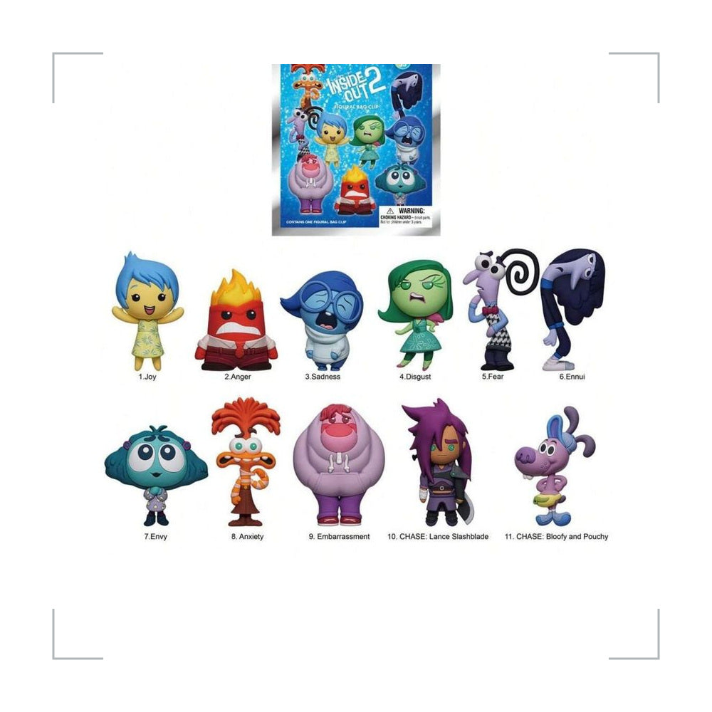 [BG_UNKNOWN] Inside Out PVC Blind Bag Keychain 4