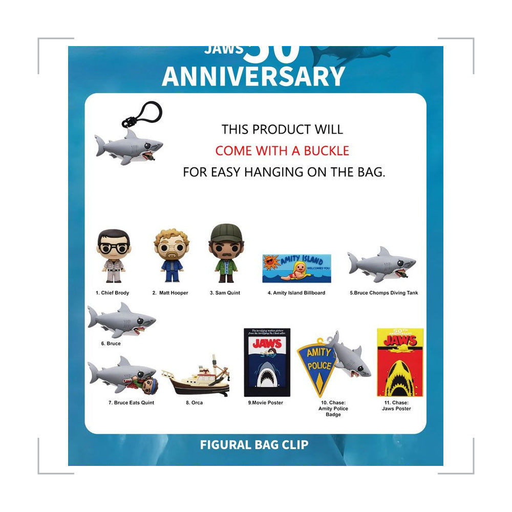 [BG_UNKNOWN] JAWS PVC Blind Bag Keychain 4