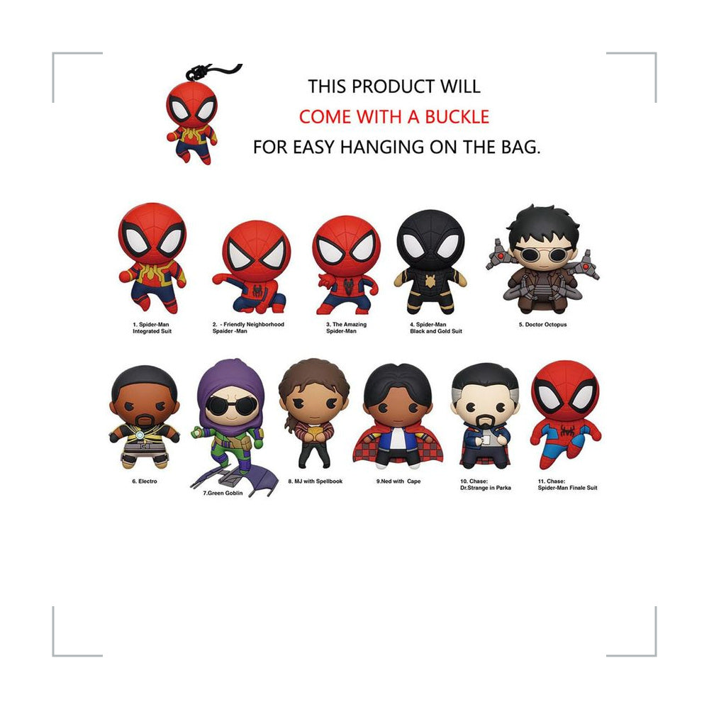 [BG_UNKNOWN] Spider-Man PVC Blind Bag Keychain 4