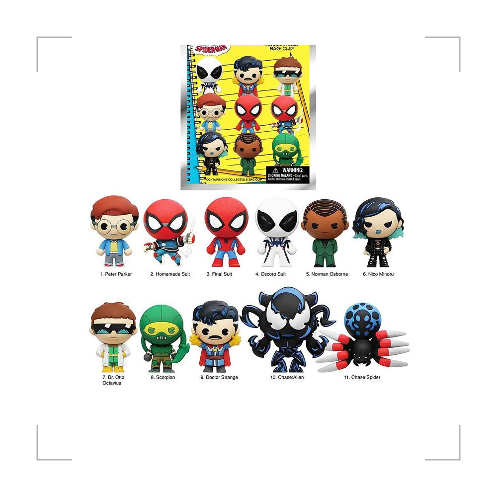 [BG_UNKNOWN] Spider-Man PVC Blind Bag Keychain 5
