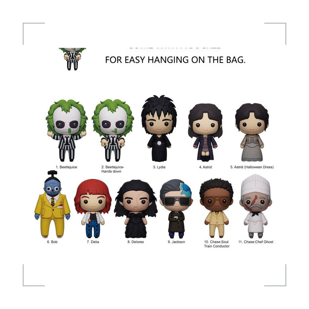 [BG_UNKNOWN] Beetlejuice PVC Blind Bag Keychain 5