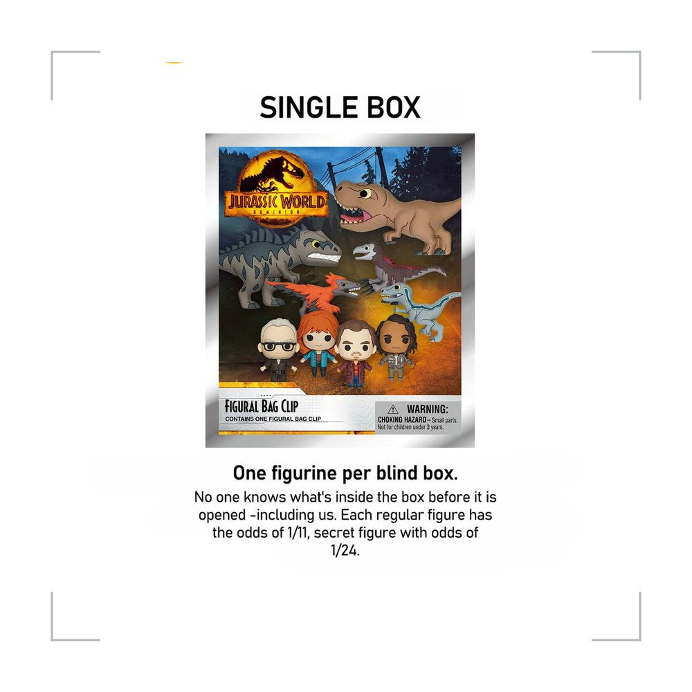 [BG_UNKNOWN] Jurassic World PVC Blind Bag Keychain 5