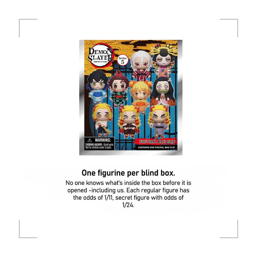 [BG_UNKNOWN] Demon Slayer PVC Blind Bag Keychain 5