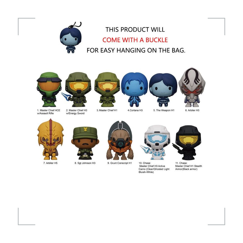 [BG_UNKNOWN] Halo PVC Blind Bag Keychain 5