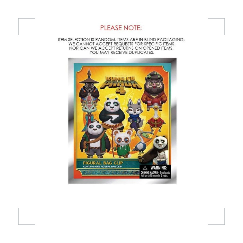 [BG_UNKNOWN] Kung Fu Panda PVC Blind Bag Keychain 5