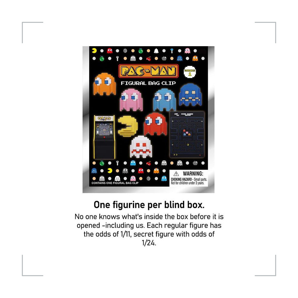 [BG_UNKNOWN] Pac-Man PVC Blind Bag Keychain 5