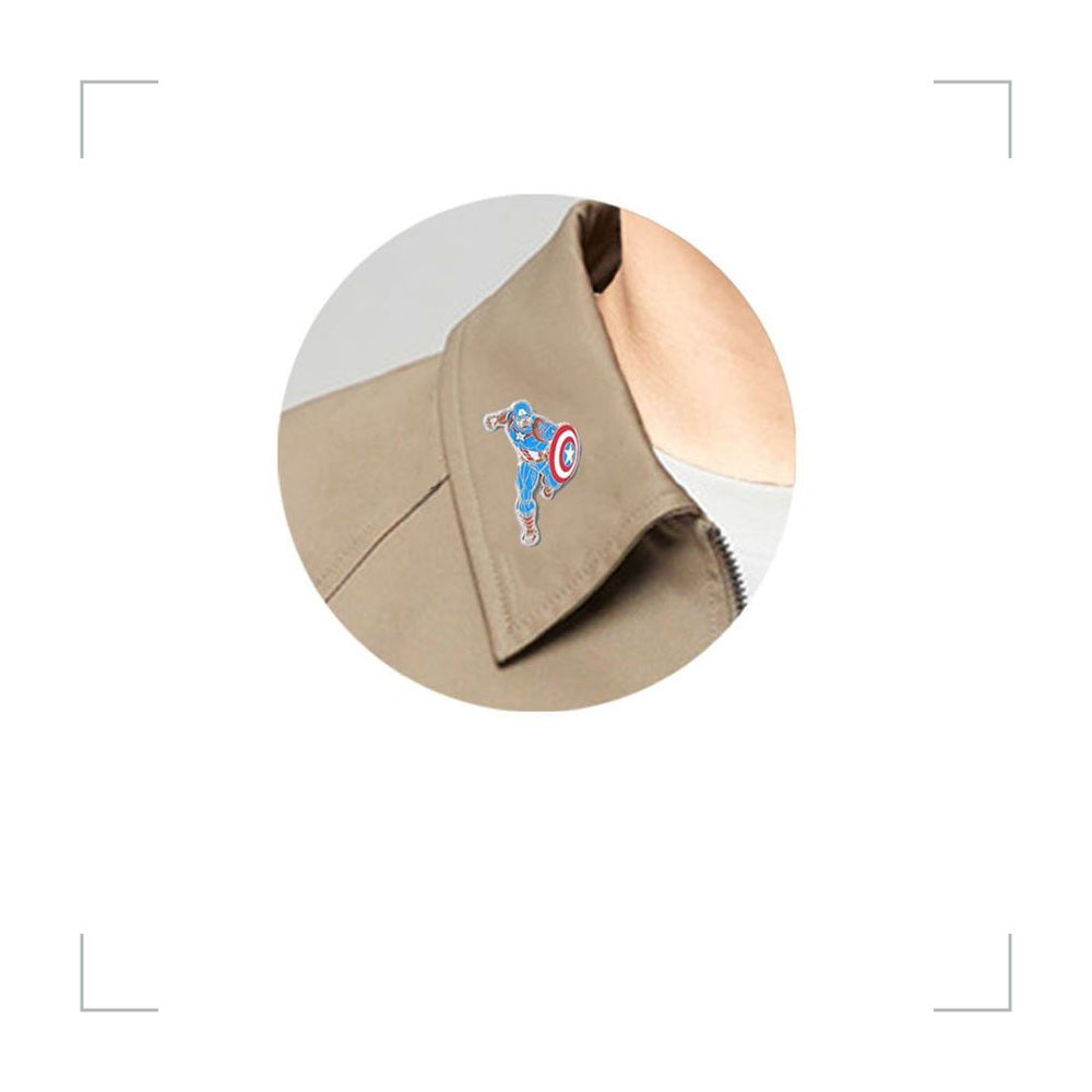 [BG_UNKNOWN] Captain America Zinc Alloy Pin 5