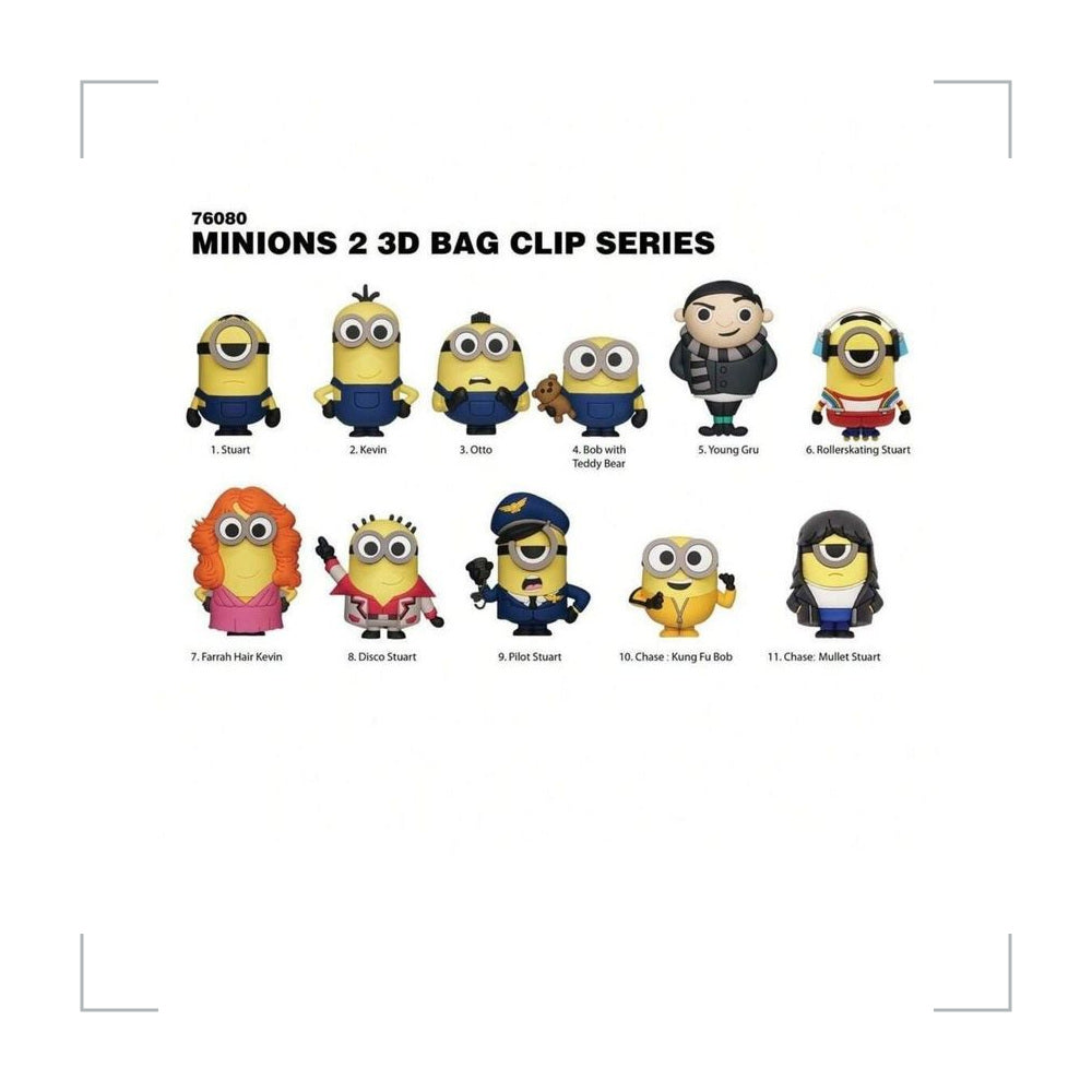 [BG_UNKNOWN] Minions PVC Blind Bag Keychain 5