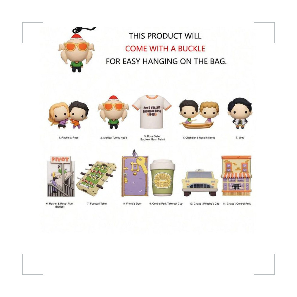 [BG_UNKNOWN] Friends PVC Blind Bag Keychain 5