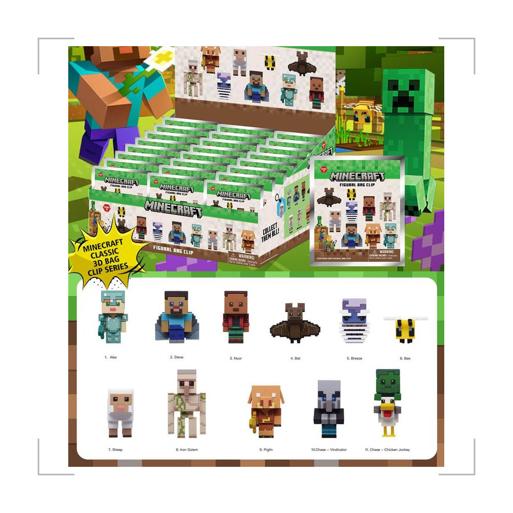[BG_UNKNOWN] Minecraft PVC Blind Bag Keychain 5