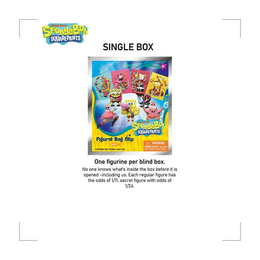 [BG_UNKNOWN] SpongeBob PVC Blind Bag Keychain 5