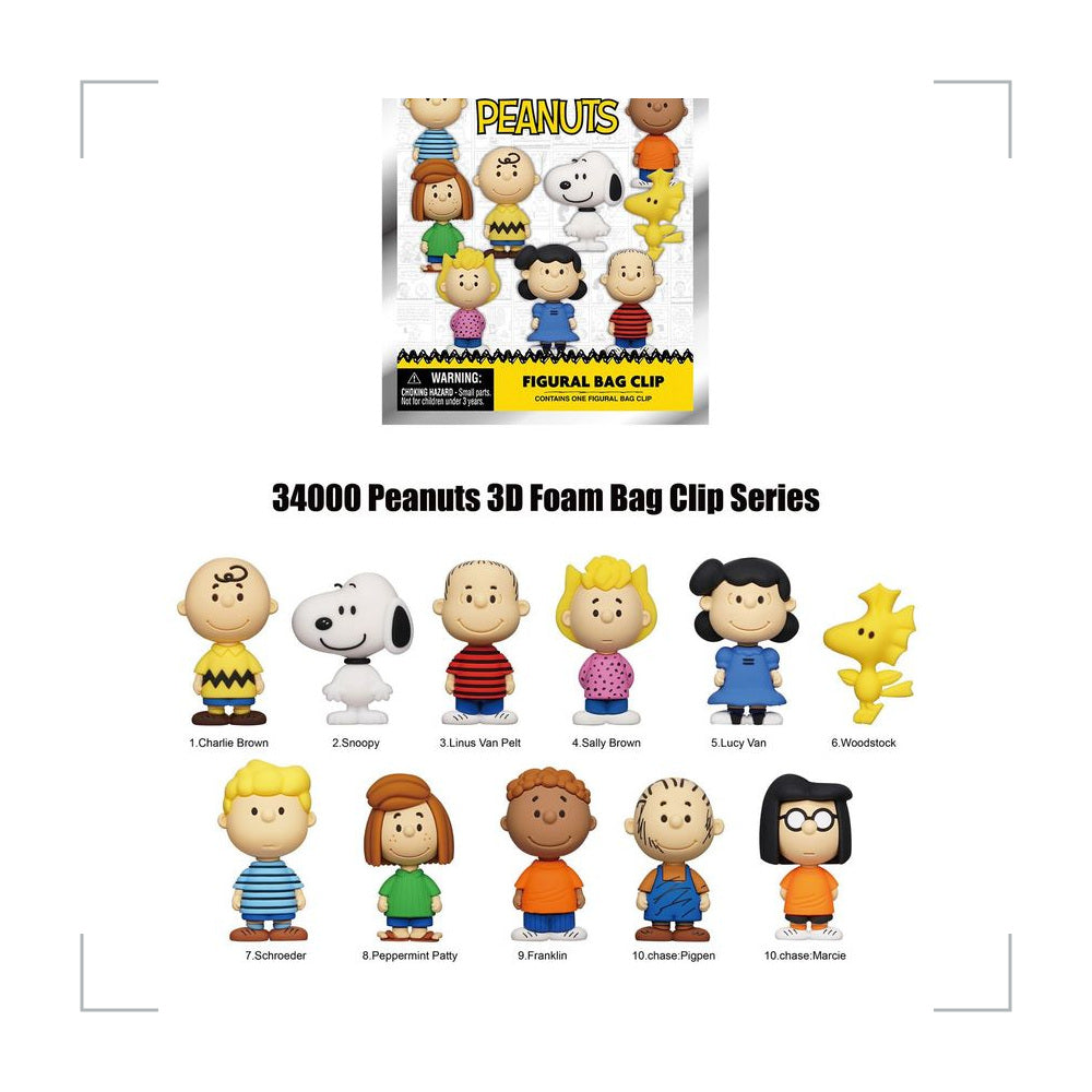 [BG_UNKNOWN] Peanuts Officially Licensed PVC Blind Bag Keychain 5