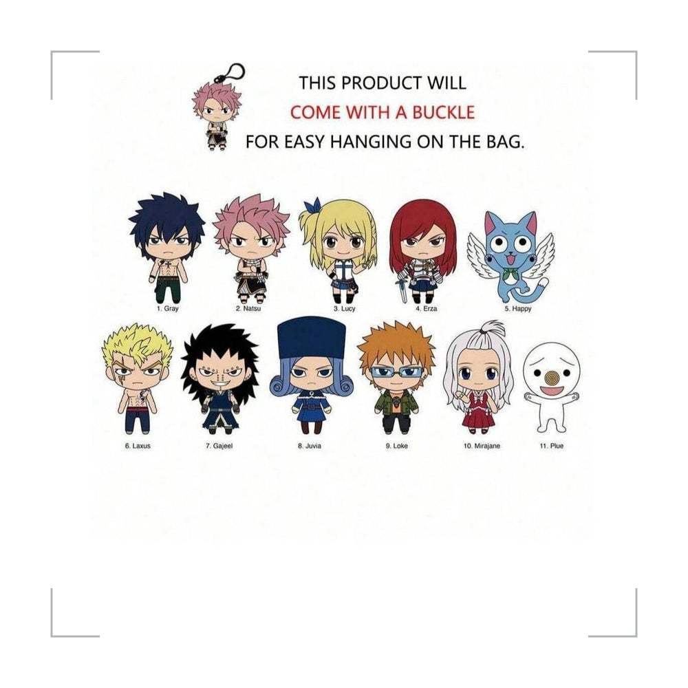 [BG_UNKNOWN] Fairy Tail PVC Blind Bag Keychain 5
