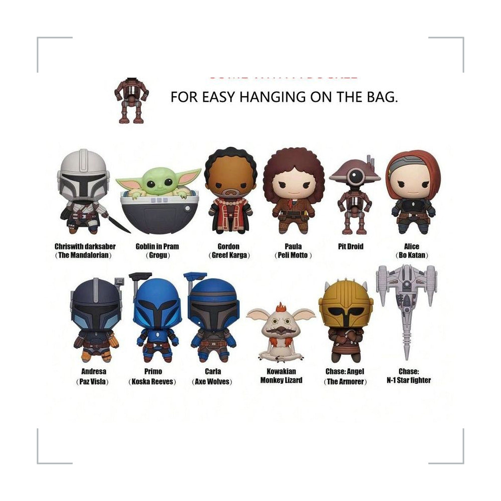 [BG_UNKNOWN] STAR WARS PVC Blind Bag Keychain 5