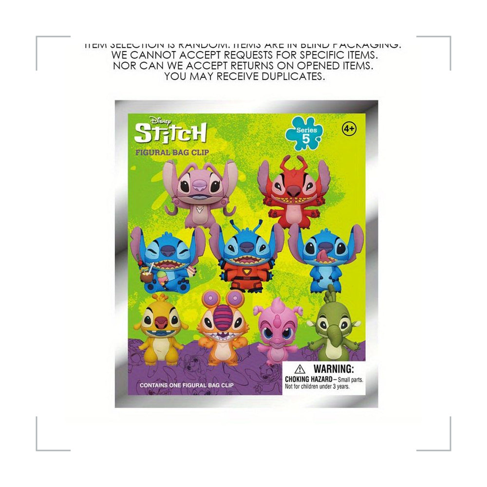 [BG_UNKNOWN] Stitch PVC Blind Bag Keychain 5