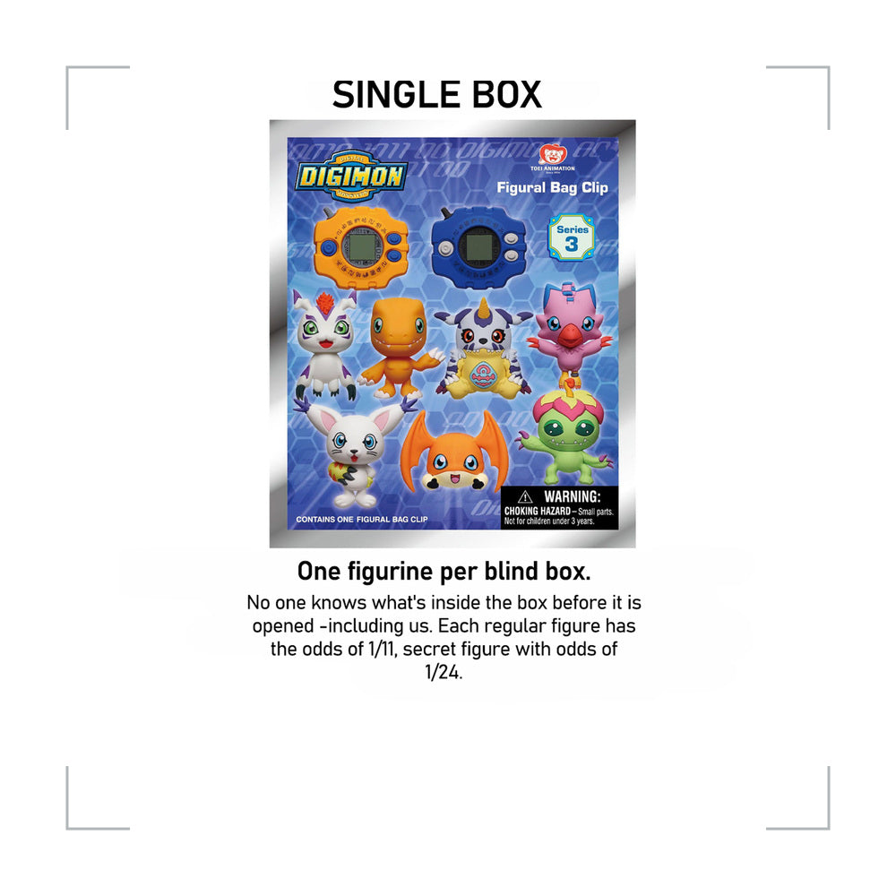 [BG_UNKNOWN] Digimon PVC Blind Bag Keychain 5