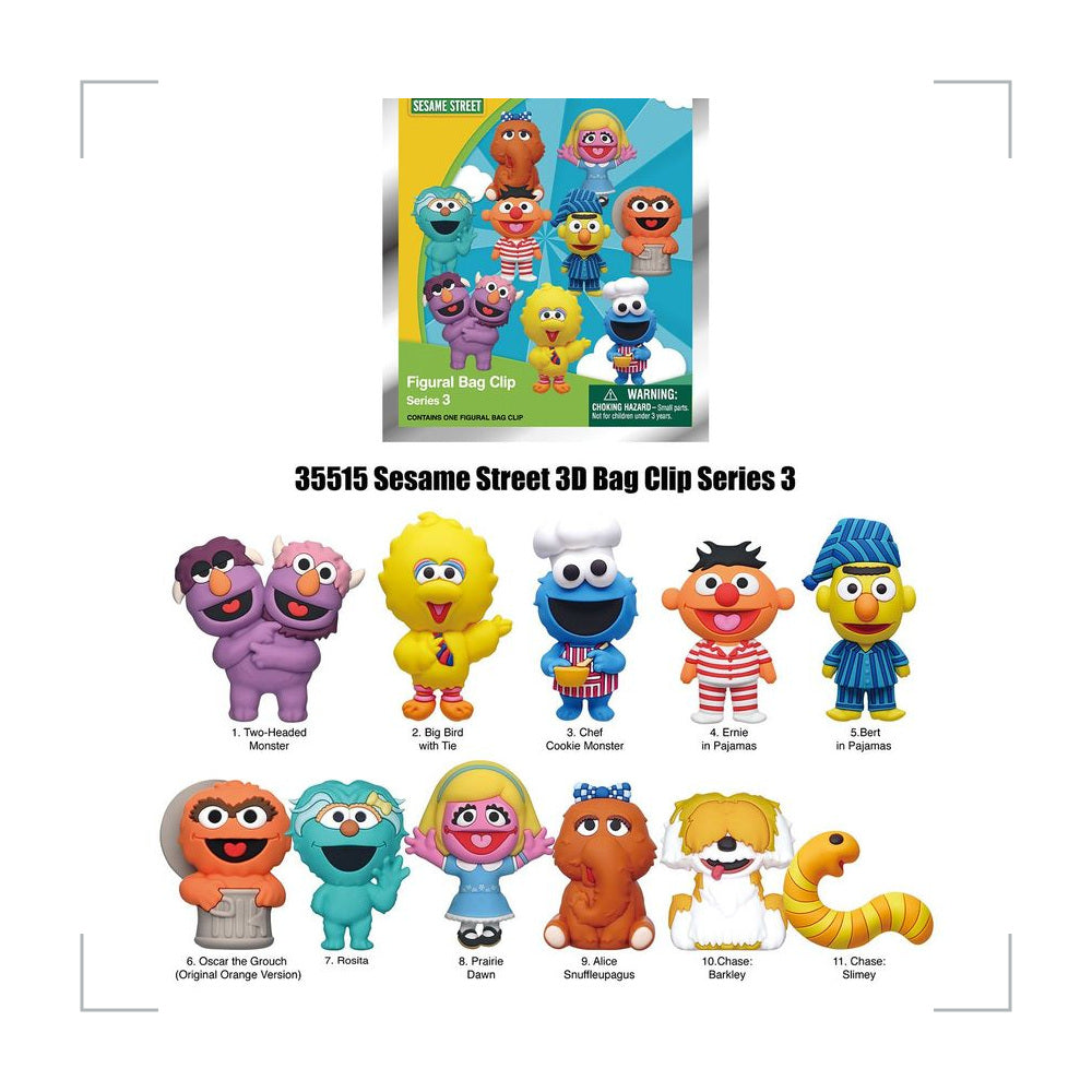 [BG_UNKNOWN] Sesame Street PVC Blind Bag Keychain 5