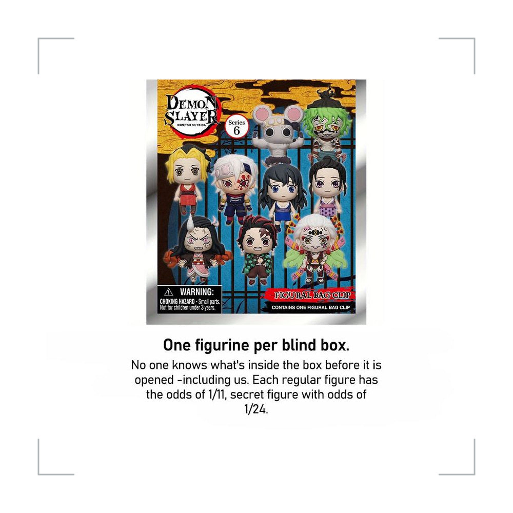 [BG_UNKNOWN] Demon Slayer PVC Blind Bag Keychain 5