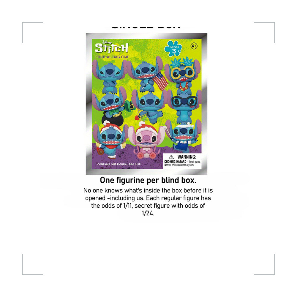 [BG_UNKNOWN] Stitch PVC Blind Bag Keychain 5