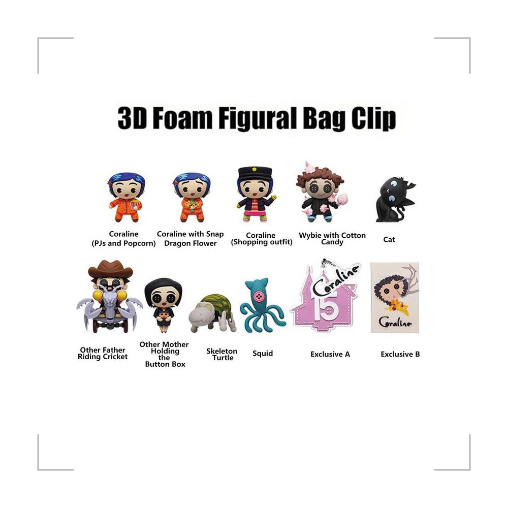 Coraline PVC Blind Bag Keychain 5