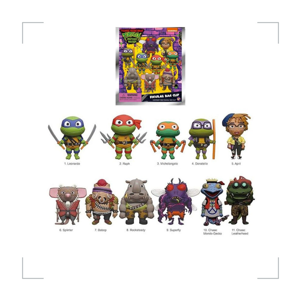 [BG_UNKNOWN] Teenage Mutant Ninja Turtles PVC Blind Bag Keychain 5