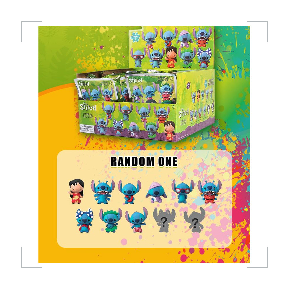 [BG_UNKNOWN] Stitch PVC Blind Bag Keychain 5