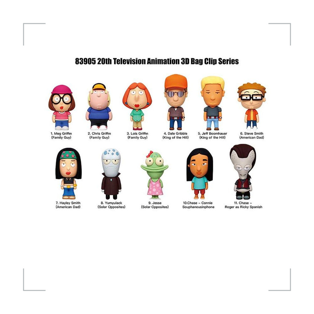 [BG_UNKNOWN] Fox Adult Animation PVC Blind Bag Keychain 5