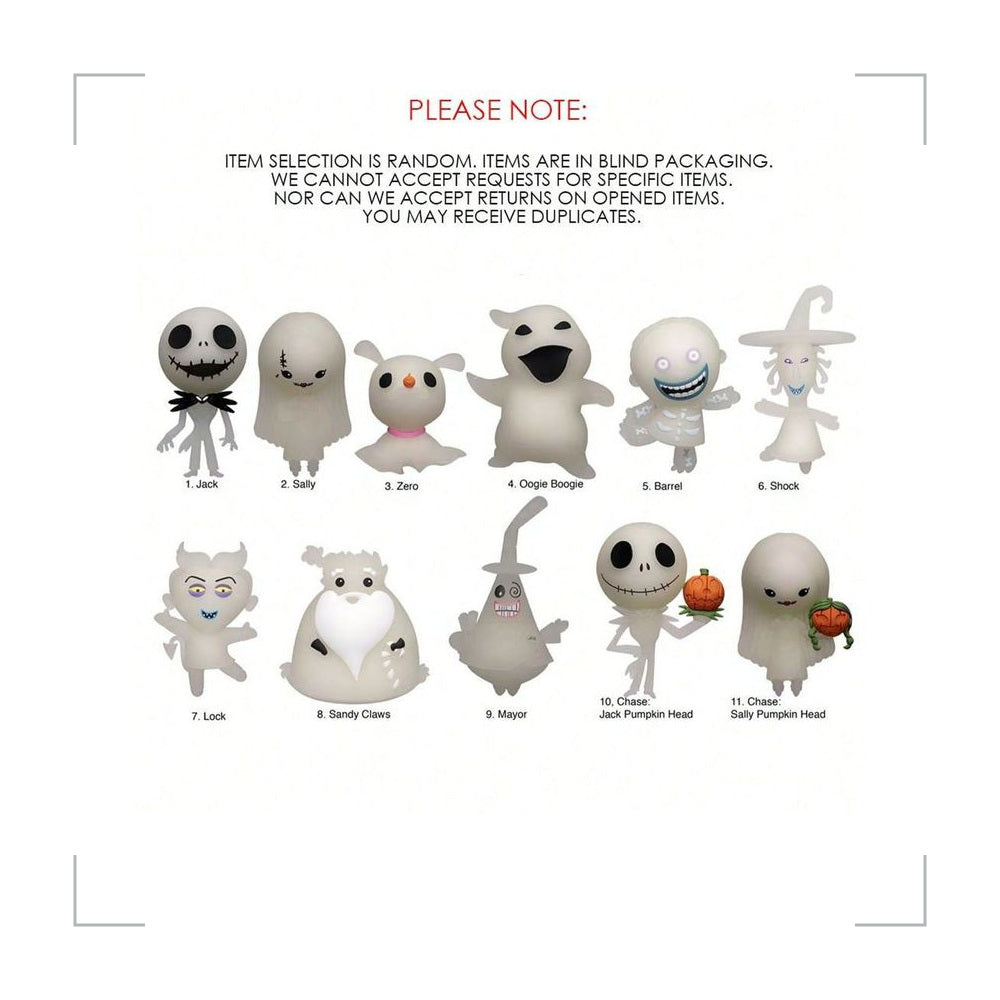 [BG_UNKNOWN] The Nightmare Before Christmas PVC Blind Bag Keychain 5