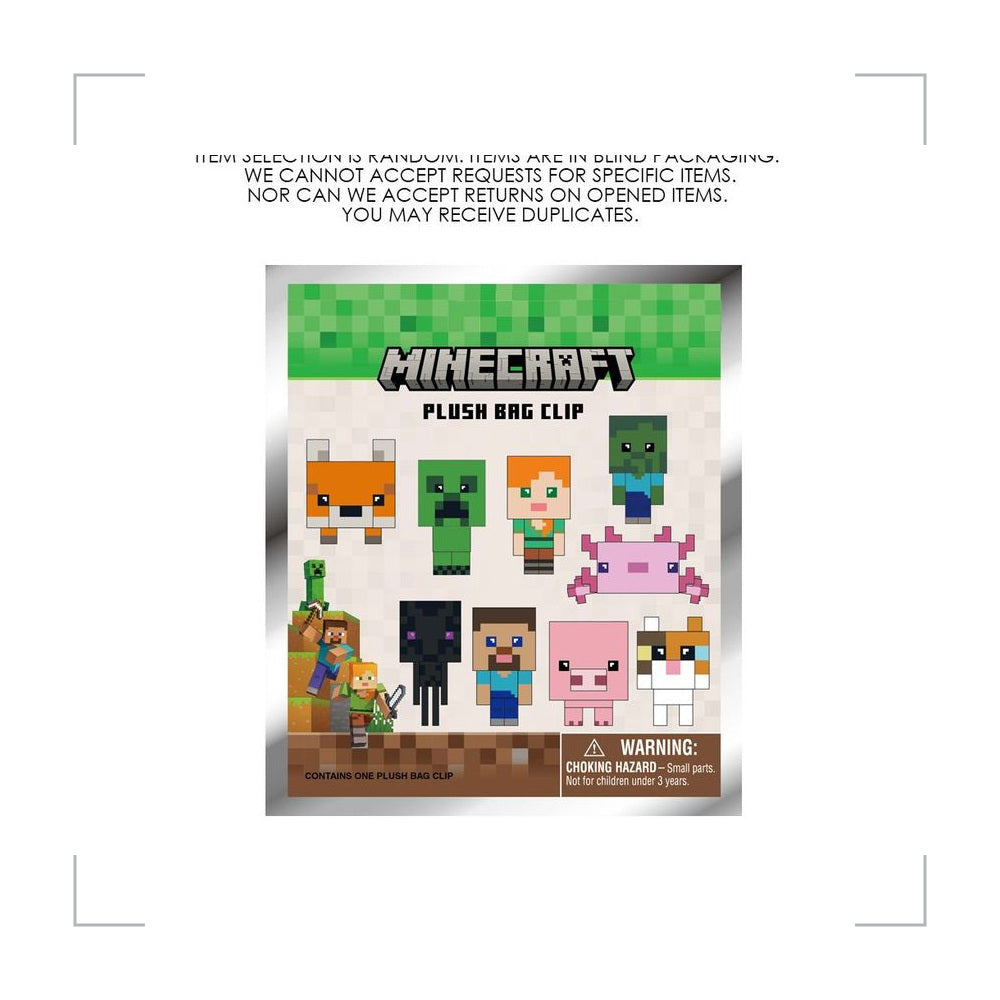 [BG_UNKNOWN] Minecraft Plush Blind Bag Keychain 5