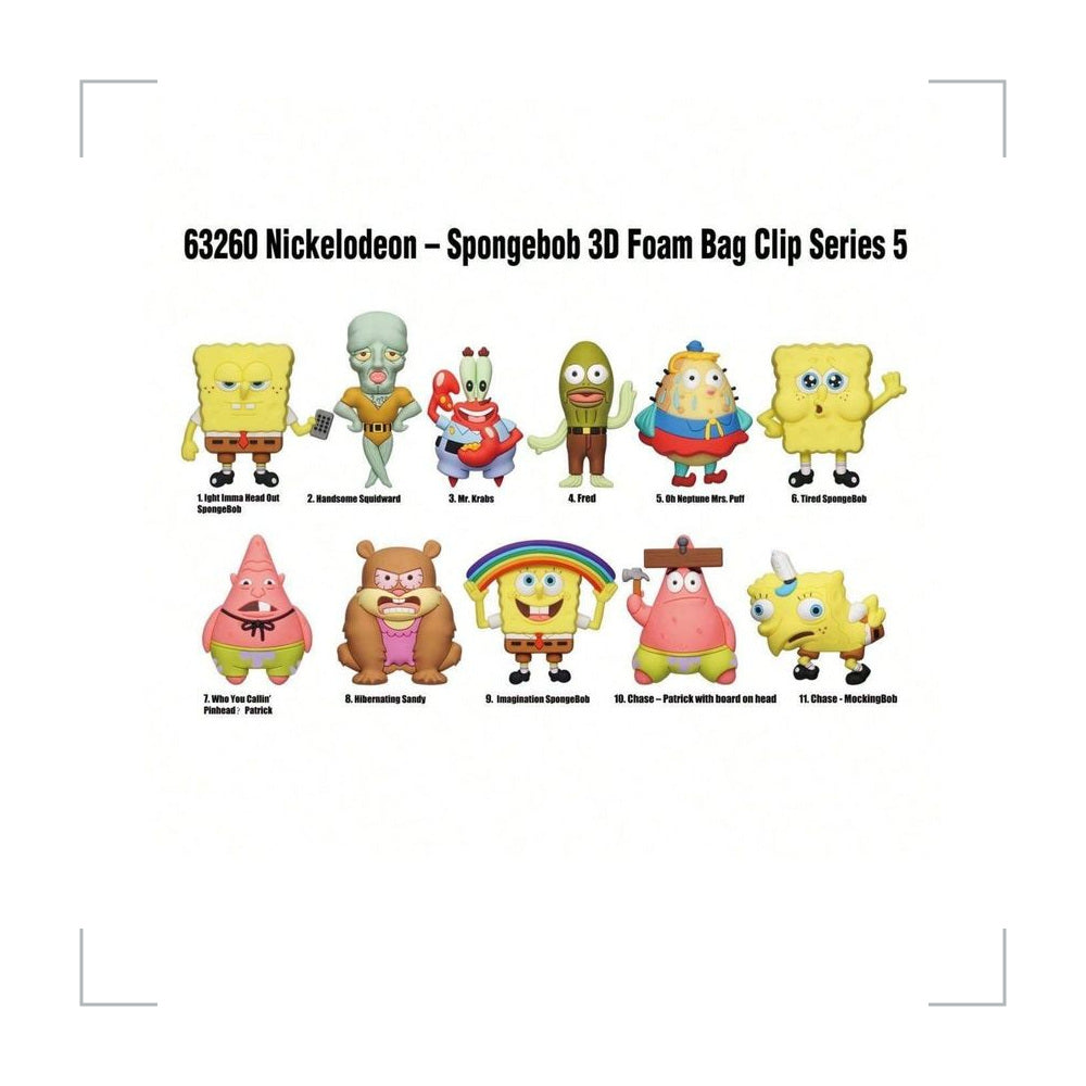 [BG_UNKNOWN] SpongeBob PVC Blind Bag Keychain 5